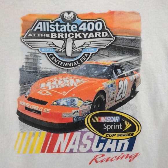 NASCAR Allstate 400 Brickyard Centennial Era July 26 2009 T Shirt Size XL - Picture 9 of 14
